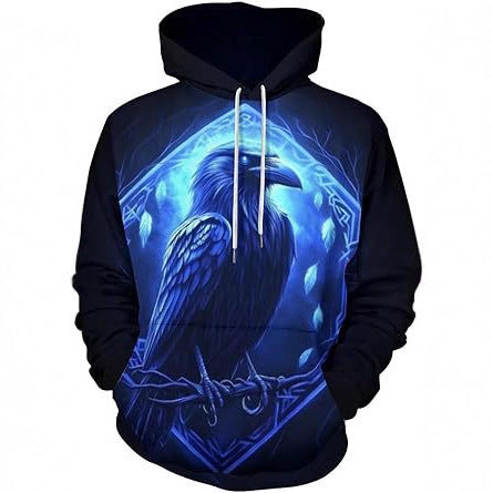 Grey 3D Hoodie