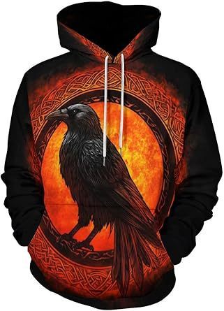 Grey 3D Hoodie