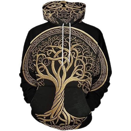 Grey 3D Hoodie