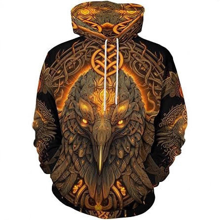 Grey 3D Hoodie