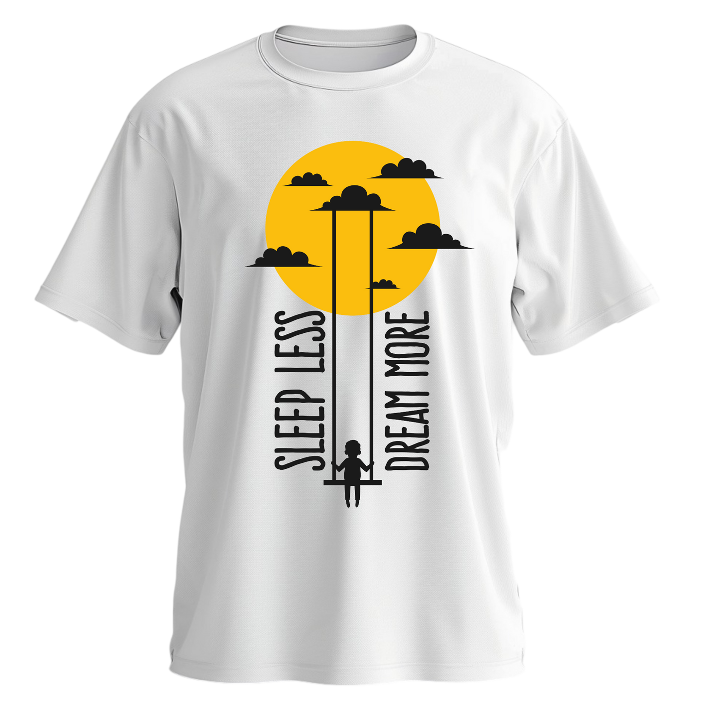 Regular Fit Half Sleeve - White (Dream More)