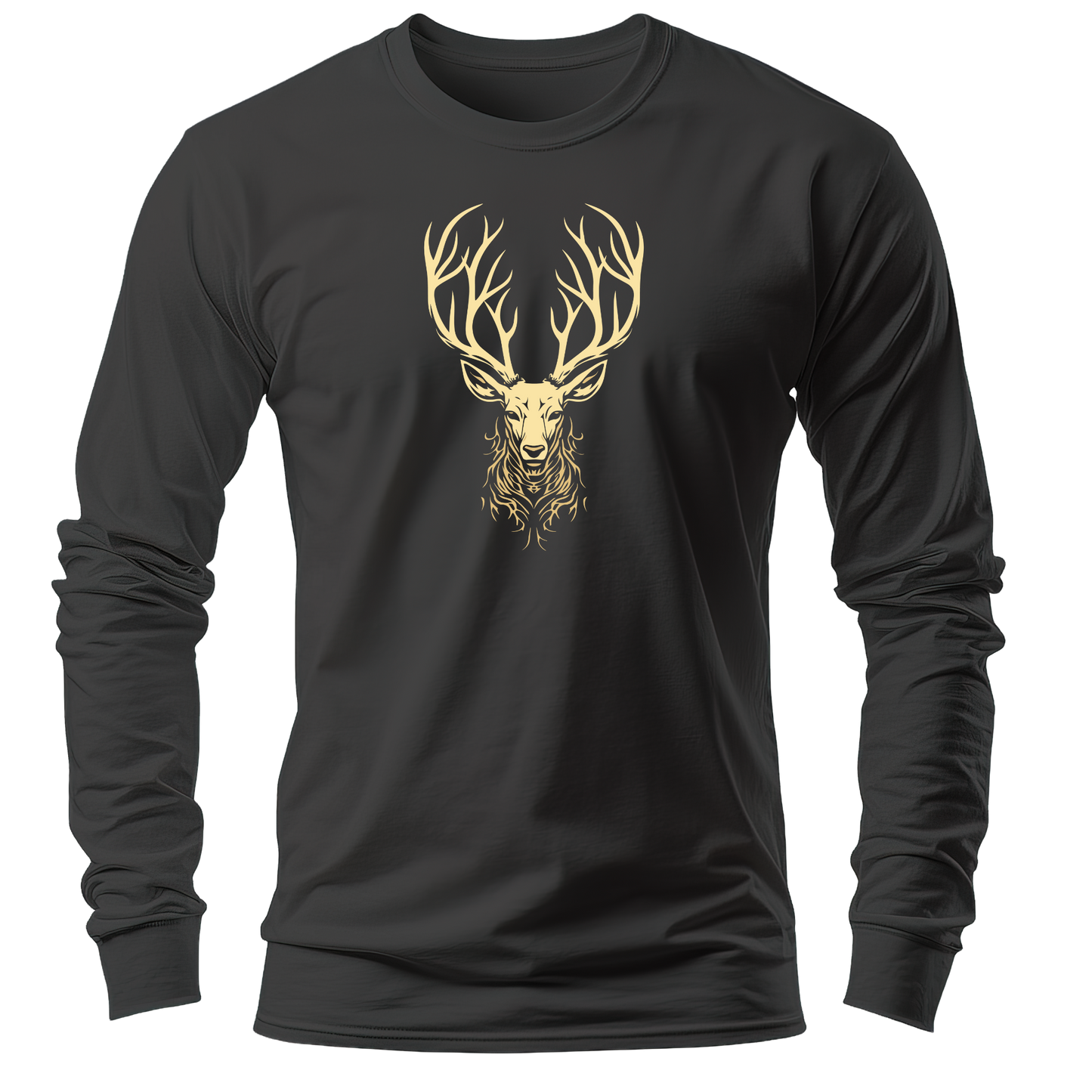Regular Fit Full Sleeve - Black (Deer)
