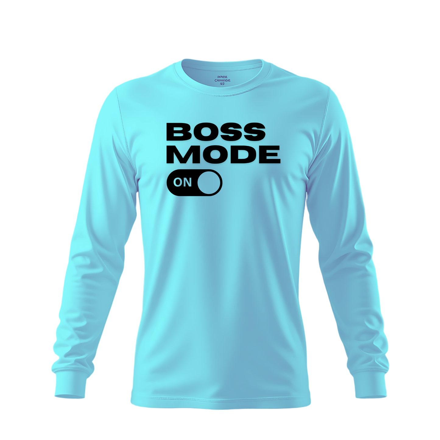Regular Fit Full Sleeve - Blue (Boss Mode On)