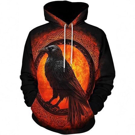 Grey 3D Hoodie