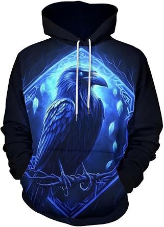 Grey 3D Hoodie