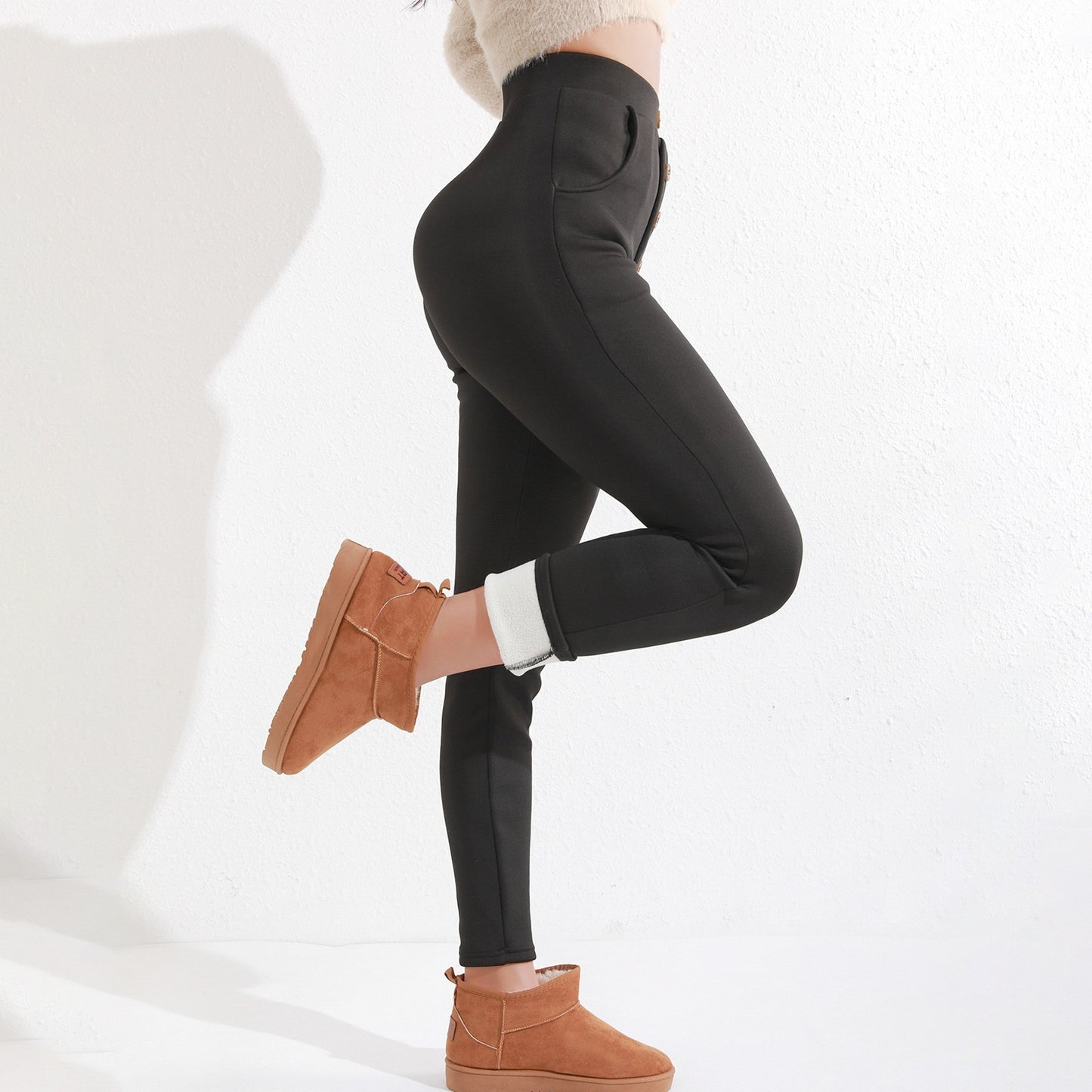 Women's Thick Leggings - High Waist