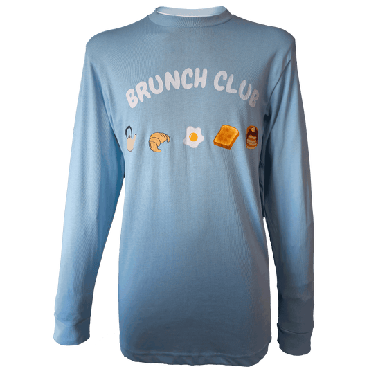 Drop Shoulder Full Sleeve - Blue (Brunch Club)