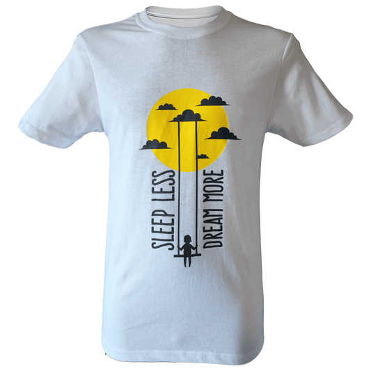 Regular Fit Half Sleeve - White (Dream More)