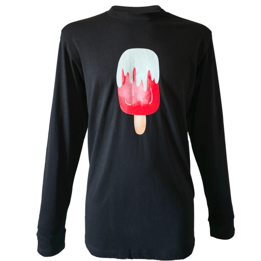 Drop Shoulder Full Sleeve - Black (Ice-cream)