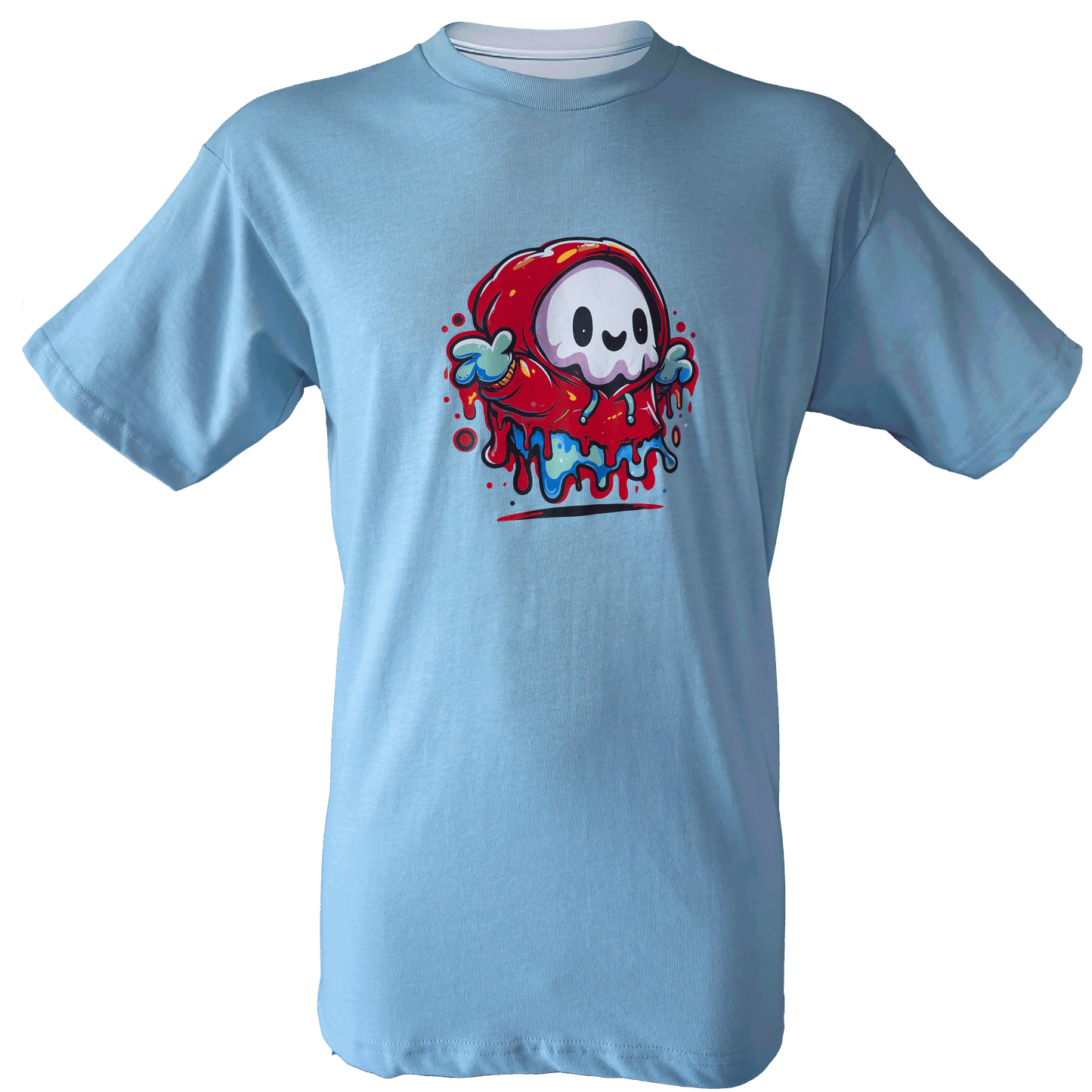 Drop Shoulder Half Sleeve - Blue (Melting Buddy)