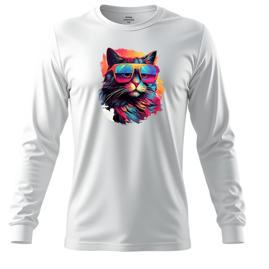 Regular Fit Full Sleeve - White (Cat Colors)