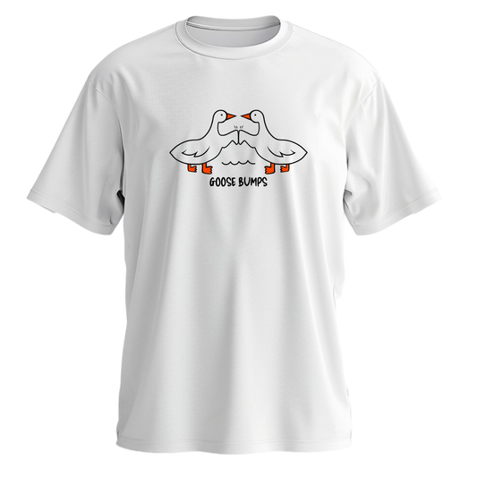 Regular Fit Half Sleeve - White (Goose Bumps)