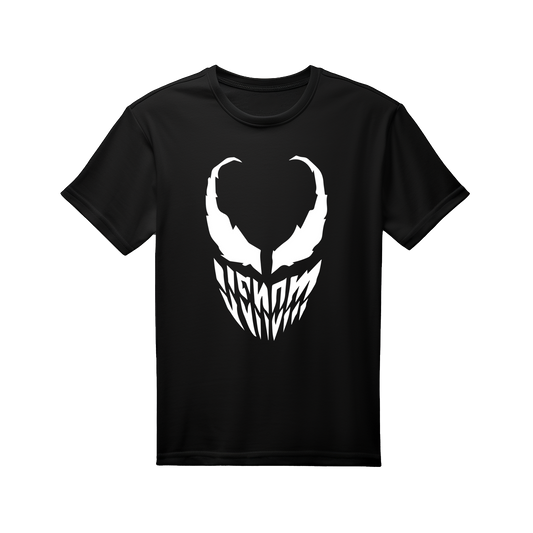 Regular Fit Half Sleeve - Black (Venom)