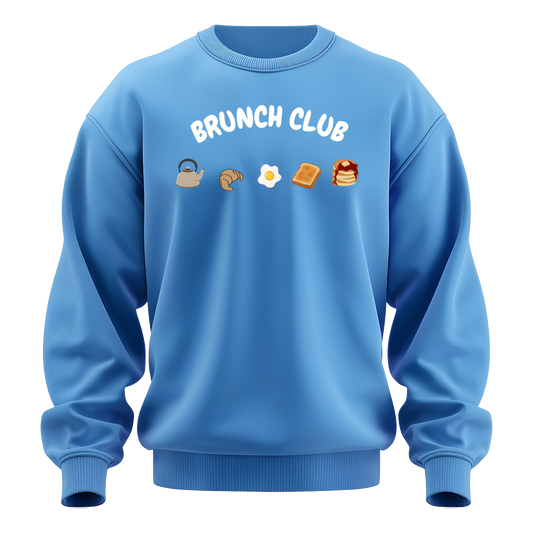 Drop Shoulder Full Sleeve - Blue (Brunch Club)